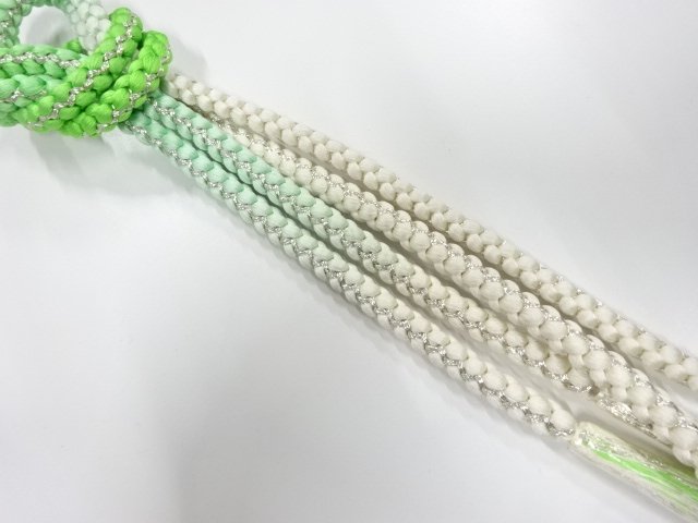未使用品　正絹　手組帯締め